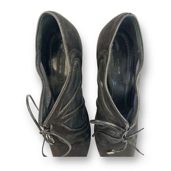 Marc Jacobs Black Heeled Shoes Size 38.5 - Picture 6 of 9